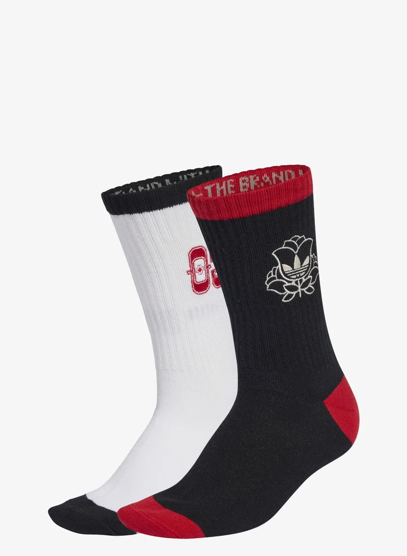 اديداس اوريجينالز جوارب ROSES CREW 2 PAIRS